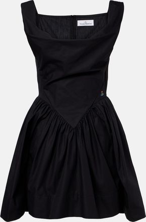 Vivienne Westwood Vestido corto Sunday de algod&oacute;n