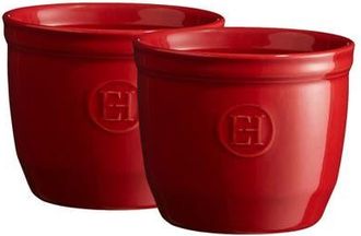 Emile Henry Made in France 6.75 oz Ramekin, Set of 2, 3.25 by 2.75 in Burgundy at Nordstrom