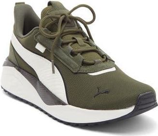 Puma Pacer 23 Street Sneaker in Green Moss/Warm White/Black at Nordstrom Rack, Size 11.5