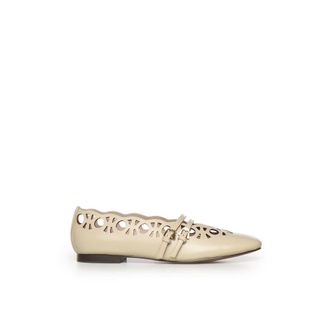 Coccinelle Ballerinas, female, Beige, Size: 7 US Ballerina