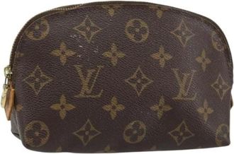 Louis Vuitton Pre-owned Clutches, female, Brown, Size: ONE SIZE Pre-owned Vintage Clutch