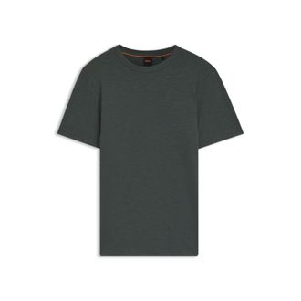 BOSS Cotton-jersey T-shirt with logo detail