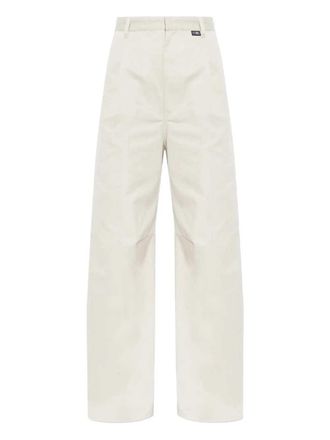 Maison Margiela geplooide broek met wijde pijpen