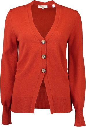 Veronica Beard Cardigan Lamotte con scollo a V - Rosso