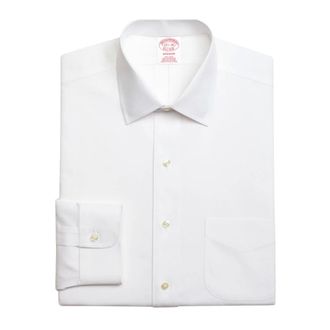 Brooks Brothers Heren, Overhemden, Wit, Maat: XS Katoen