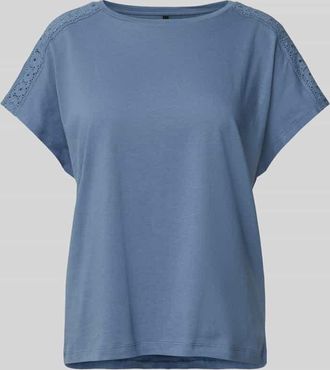 Vero Moda Relaxed Fit T-Shirt aus reiner Baumwolle Modell EMMY in Blau, Größe S