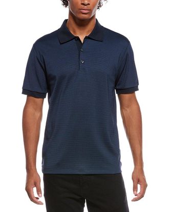 Theory Geo Modern Jacquard Polo Shirt