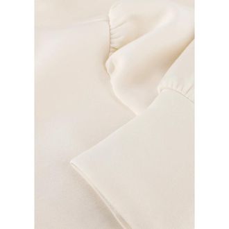 Object Object, Overhemden, Dames, Wit, XS, Polyester, Objandrea RE L/S O-Neck