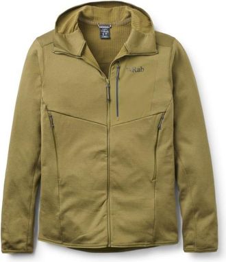 RAB Ascendor Hoody Fleecejacke für Herren | oliv