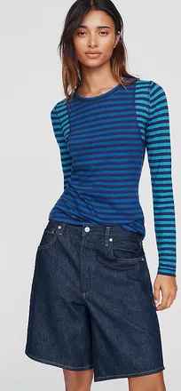 Pilcro Teddy Cotton Modal Tissue Tee