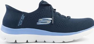 Skechers Womens Skechers 150263/NVBL SUMMITS-NEW DAILY Womens Trainers Navy - Blue - Size: 4
