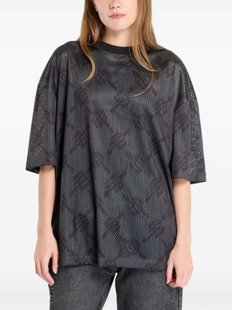 Daily Paper Clothing Matchstick T-shirt - women - Polyester - M - Grey