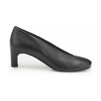 Del Carlo Pumps, female, Black, Size: 10 US Black Leather Pumps - Strong Personality