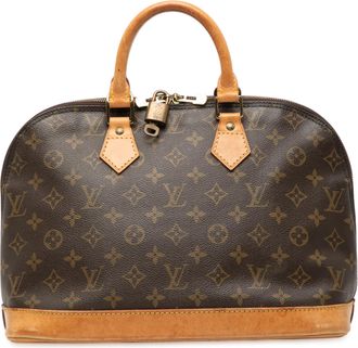 Louis Vuitton Pre-owned Womens Monogram Alma Pm - Brown Textile - One Size
