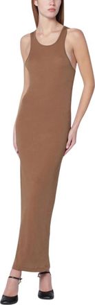 Entire studios Abito Donna Midi - Dames - Maxi kleedjes - Bruin - M - Kleedjes
