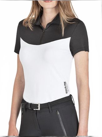Equiline Womens Coralc Polo In White