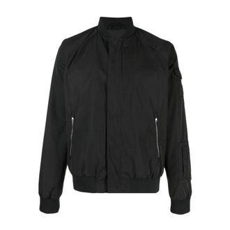 Herno Bomberjack - Heren - Bomber jackets - Zwart - L - Polyester - Jassen