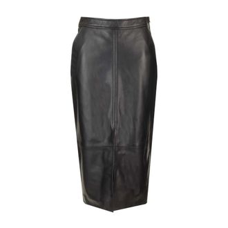 Arma Arkina Pencil Skirt - female - Arma - Leather Skirts - Black - L - Skirts