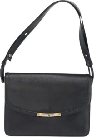 Dior Pre-owned Vintage Shoulder Bag - Dames - Vintage Schoudertas - Blauw - ONE Size - Leer - Vintage