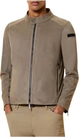 Roberto Ricci Design Nabucco Biker Jacket - Heren - Bomber jackets - Beige - XL - Polyester - Jassen