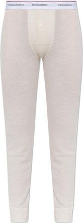 Dsquared2 Wool Pyjamabroek - Heren - Pyjama - Beige - S - Wol - Nachtkleding