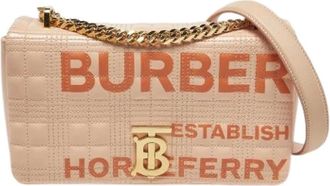 Burberry Pre-owned Shoulder Bags, female, Beige, Size: ONE SIZE Pre-owned Vintage Shoulder Bag