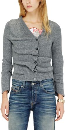 Diesel Grey V Neck Sweater