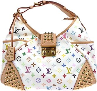 Louis Vuitton Chrissie Monogram Multicolor White Canvas Handbag (Pre-Owned)