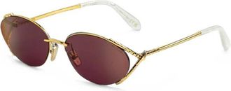 Bulgari 30Z Zonnebril - Dames - Accessoires - Geel - Maat: 57 MM