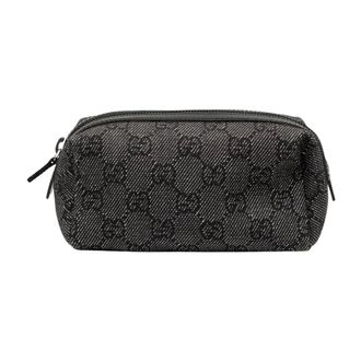 Gucci Pre-owned Cosmetic Pouch - Dames - Pre-owned - Grijs - Maat: ONE Size