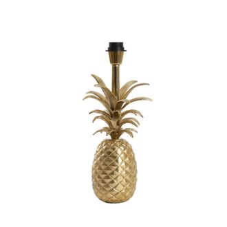 Light & Living L&aacute;mpara De Mesa - Pineapple - Dorado - Metal - - Light&living