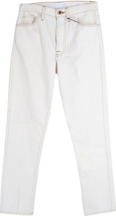 Frame Denim Cream Le Italien Straight Leg Jeans Size 25/63