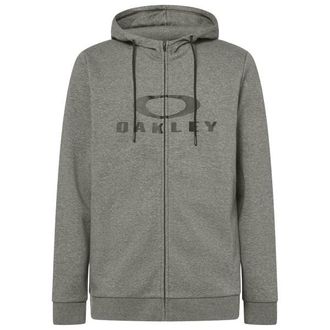 Oakley Bark Full Zip Hoodie 2.0 Sweat- & Trainingsjacke f&uuml;r Herren | grau