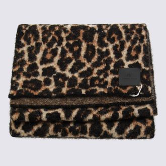 Anine Bing Scarfs Marrone-Donna