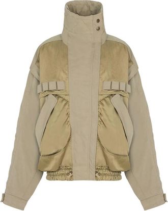 Balmain Twill Cotton Bomber Jacket