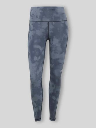 adidas Slim Fit Sport-Leggings mit Handytasche in Mittelgrau, Gr&ouml;&szlig;e XL