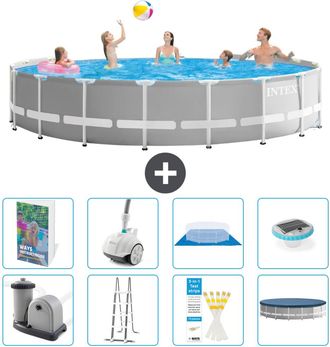 Intex Piscina Prism Frame Redonda - 549x122 Cm - 9-piezas S552