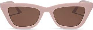 DIFF Eyewear Noelle 50mm Cat Eye Sunglasses in Linen at Nordstrom Rack