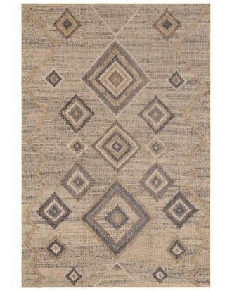 nuLOOM Jonie Bohemian Easy-Jute Machine Washable Area Rug