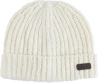 Brooks Brothers Donegal Wool Shaker Rib Beanie in Oatmeal at Nordstrom