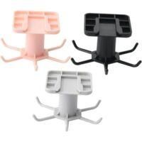 OEM Soporte Giratorio De 360&deg; Para Utensilios De Cocina - Gancho Para Debajo Del Armario - 3 Piezas (negro + Blanco + Rosa) - Crezuo