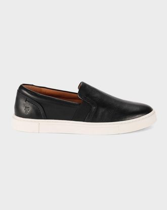 Frye Ivy Leather Slip-On Sneakers