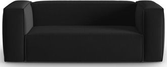 BLOOMINGLOFT 2-Sitzer Design Sofa Mackay mit Samtbezug