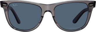 Ray-Ban Original Wayfarer Blue Square Unisex Sunglasses RB2140 1355R5 54