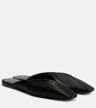 Max Mara Satin mules