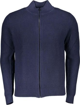 North Sails Blauwe Katoenen Heren Vest - Heren - Vesten - Blauw - XL - Katoen - Truien & Vesten