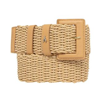 Patrizia Pepe Dames, Accessoires, Beige, Maat: XS Leer