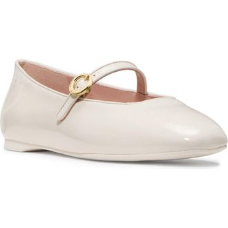 Kate Spade New York halo crinkled patent leather mary jane in Cream at Nordstrom, Size 8.5