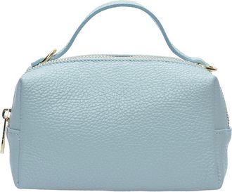 Isabella Rhea Turquoise Rundleer Tas