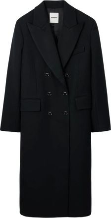 Sandro Jas met dubbele rij knopen - Zwart